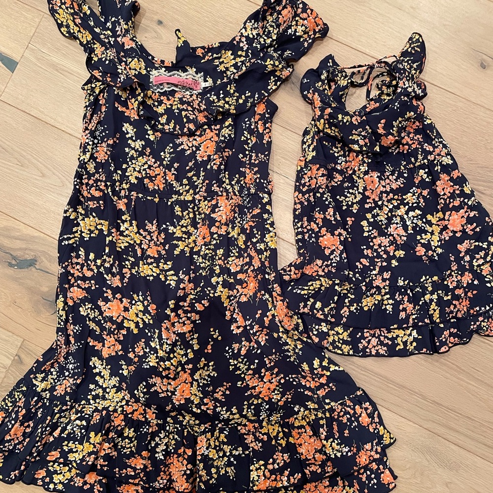 Cinnamon mommy and me dresses